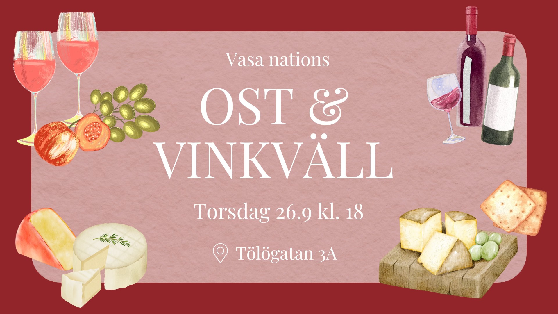 Vasa nations ost och vinkväll