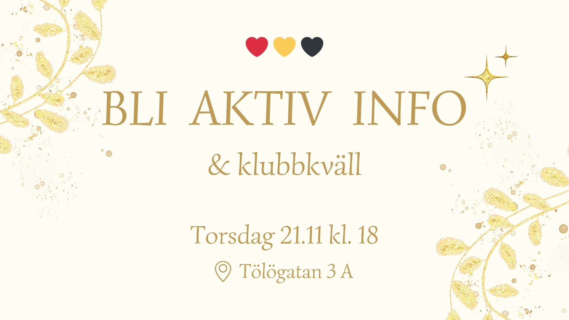 Bli aktiv-info & klubbkväll